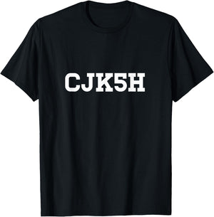 CJK5H funny CFB fan design T-Shirt - T-Shirt | Black