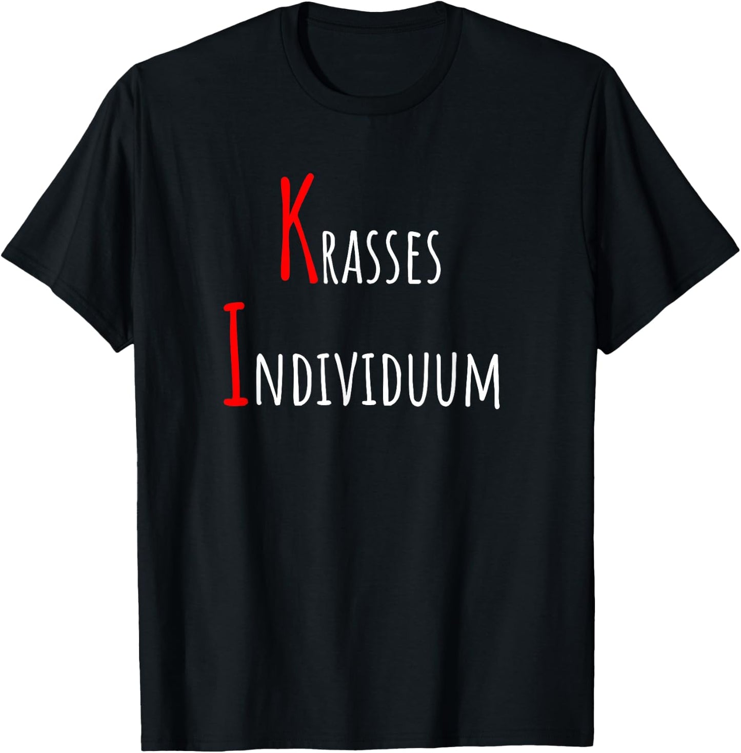 KI Krasses Individuum lustige Künstliche Intelligenz Sprüche T-Shirt - T-Shirt | Black