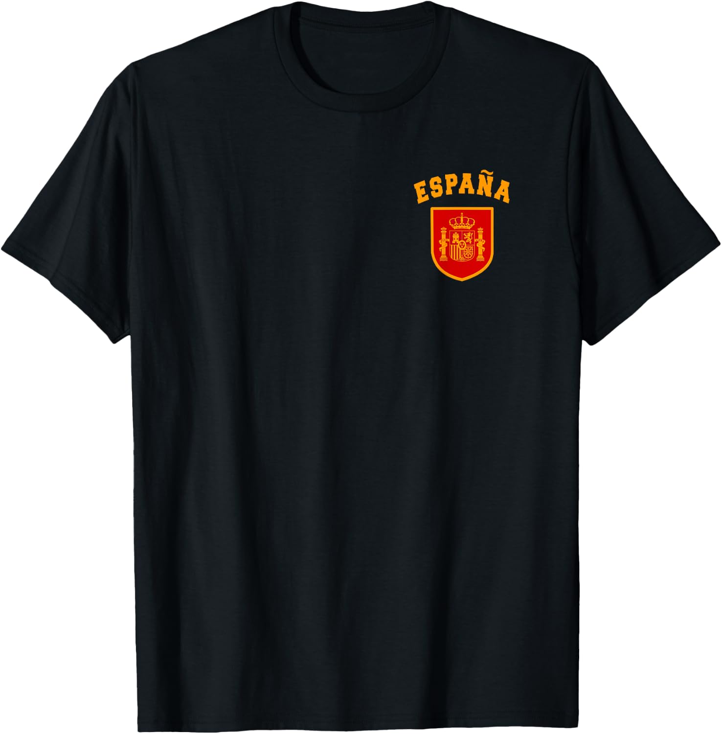 SPAIN HEART España Español EUROPE SPORTS FAN WOMEN MEN KIDS T-Shirt - T-Shirt | Black