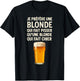 Joke Bistro I Prefer A Blonde T-Shirt - T-Shirt | Black
