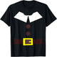 Thanksgiving Pilgrim Costume Funny Turkey Day Shirt T-Shirt - T-Shirt | Black