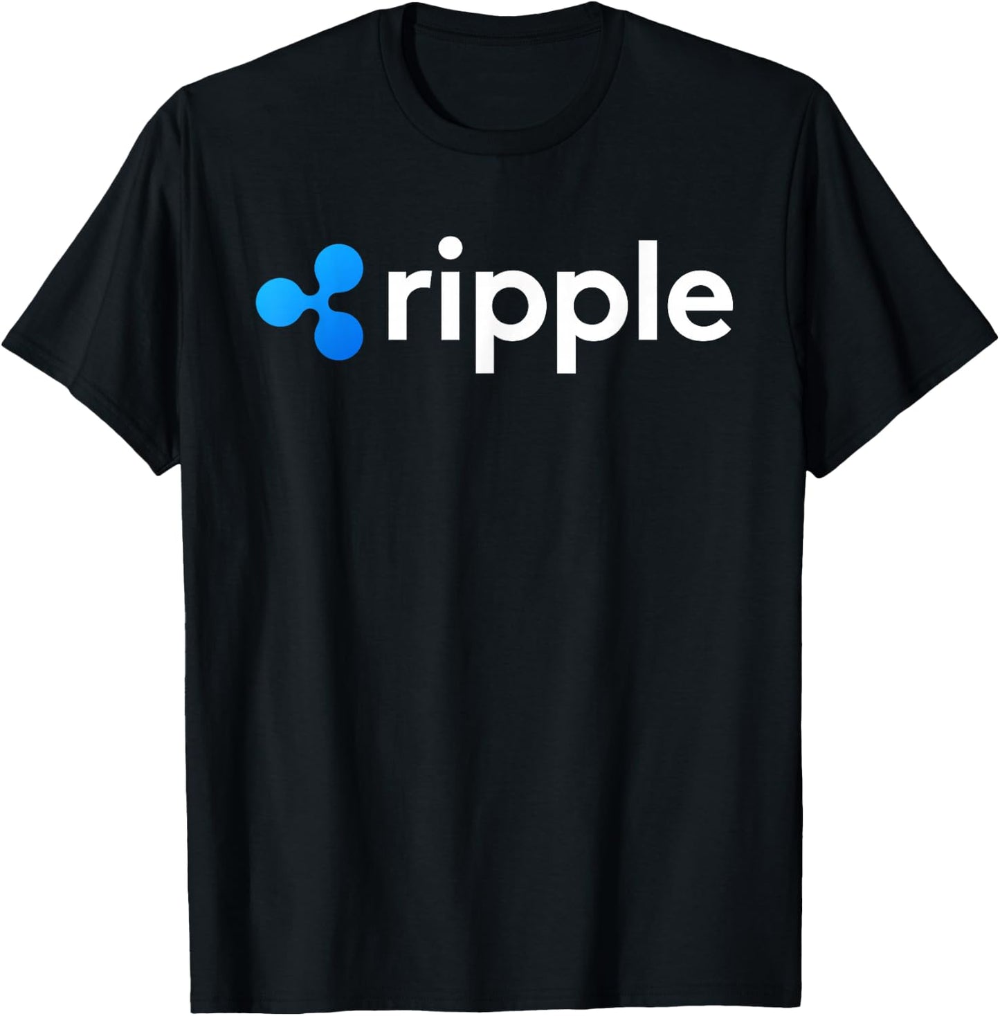 Ripple Logo Crypto XRP Coin Cryptocurrencies T-Shirt - T-Shirt | Black