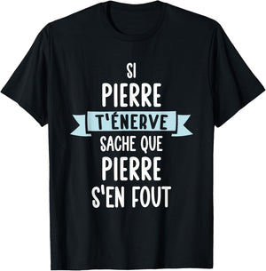 Gift Man Humour Name Personalized Stone , Black, S T-Shirt - T-Shirt | Black