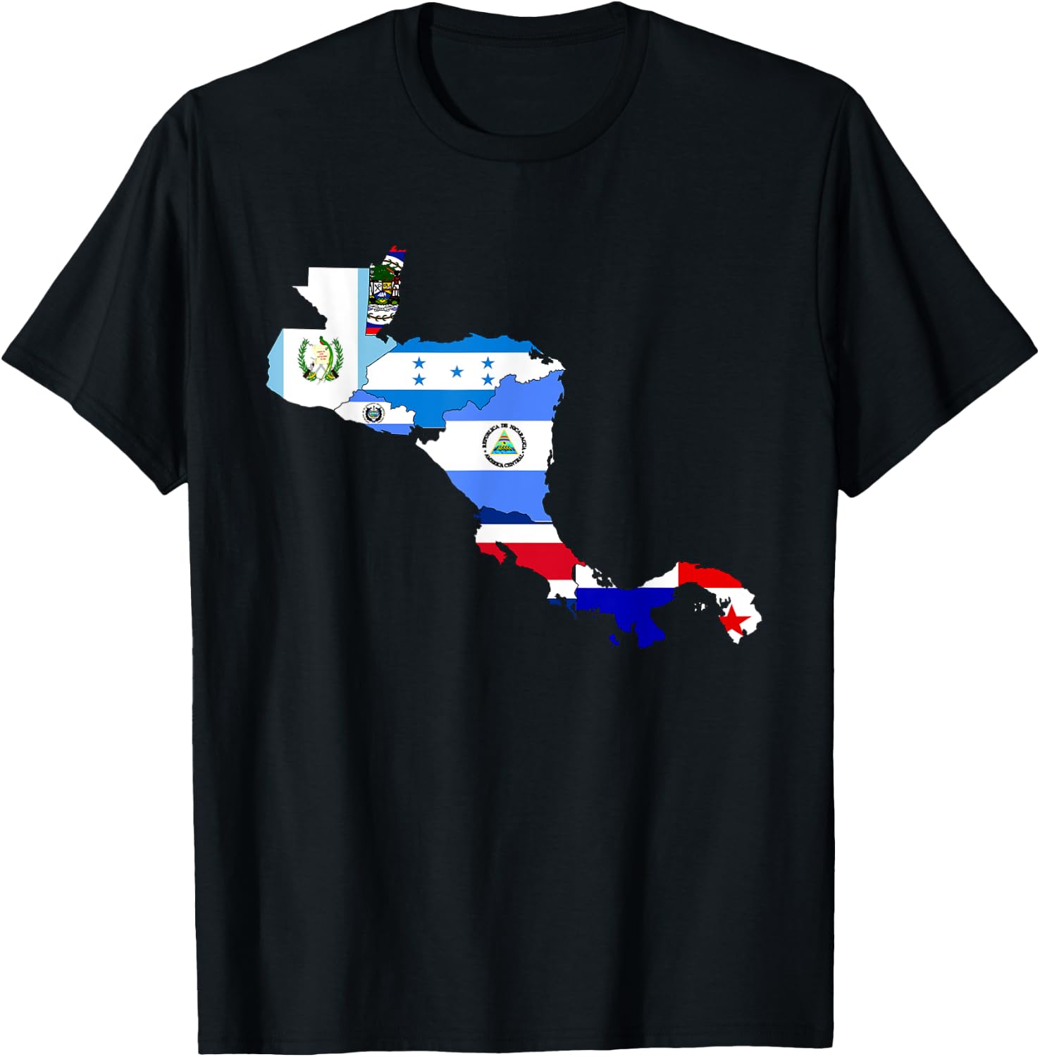 Central America T-Shirt - T-Shirt | Black