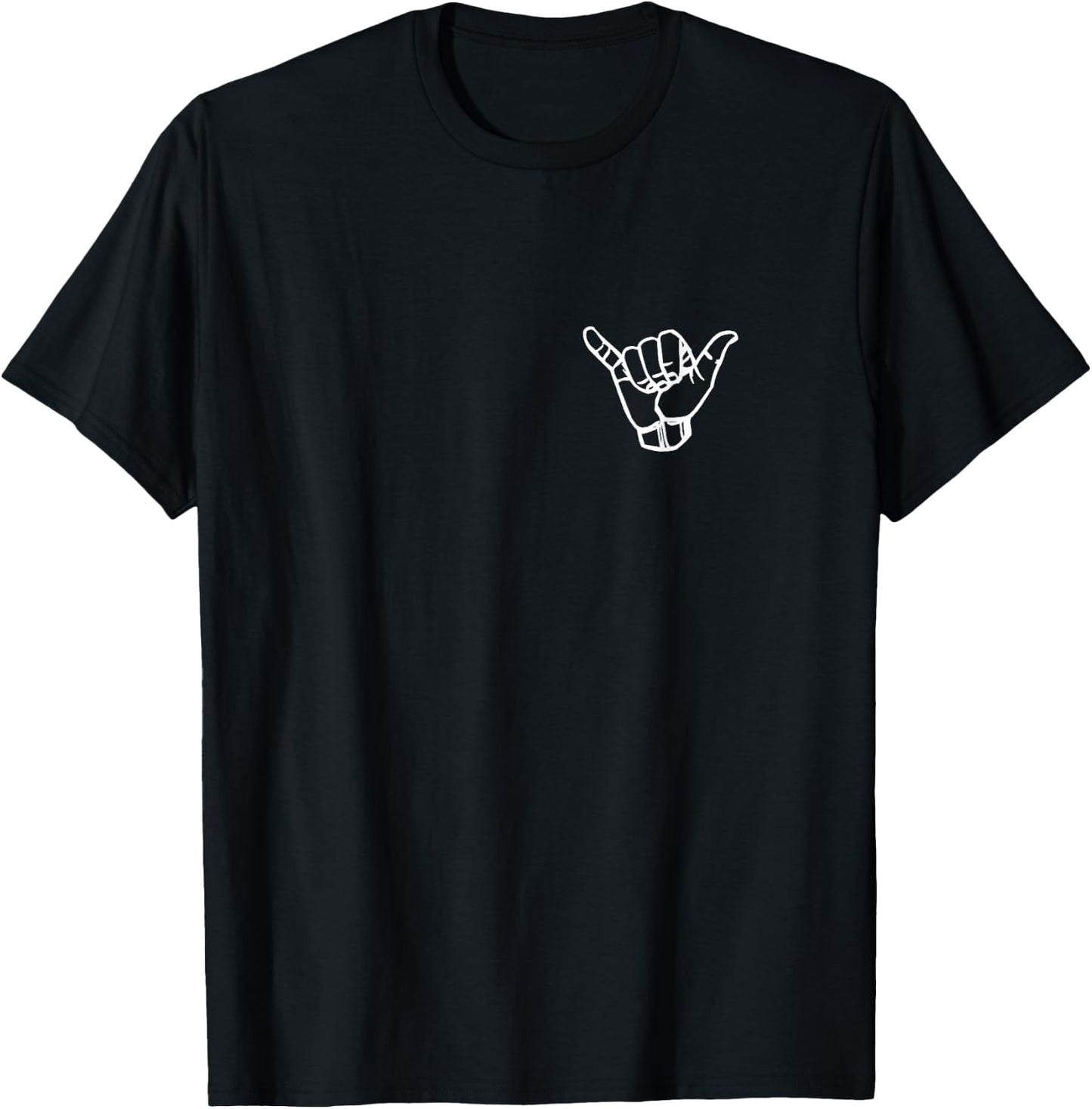 Shaka Surf Sign Cool Vintage Surfer/Surfing Gift T-Shirt - T-Shirt | Black