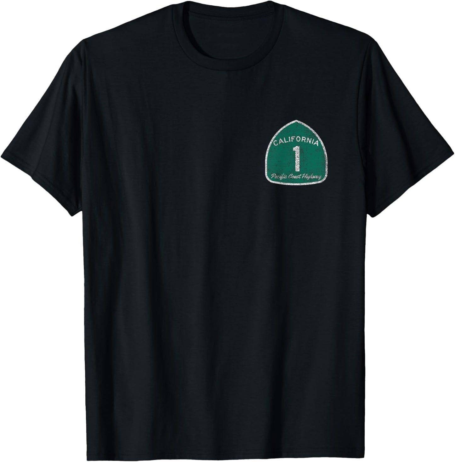 California Highway 1 One Pacific Coast T-Shirt - T-Shirt | Black