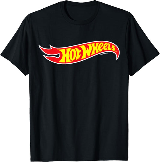 Hot Wheels - Hot Wheels Logo T-Shirt - T-Shirt | Black
