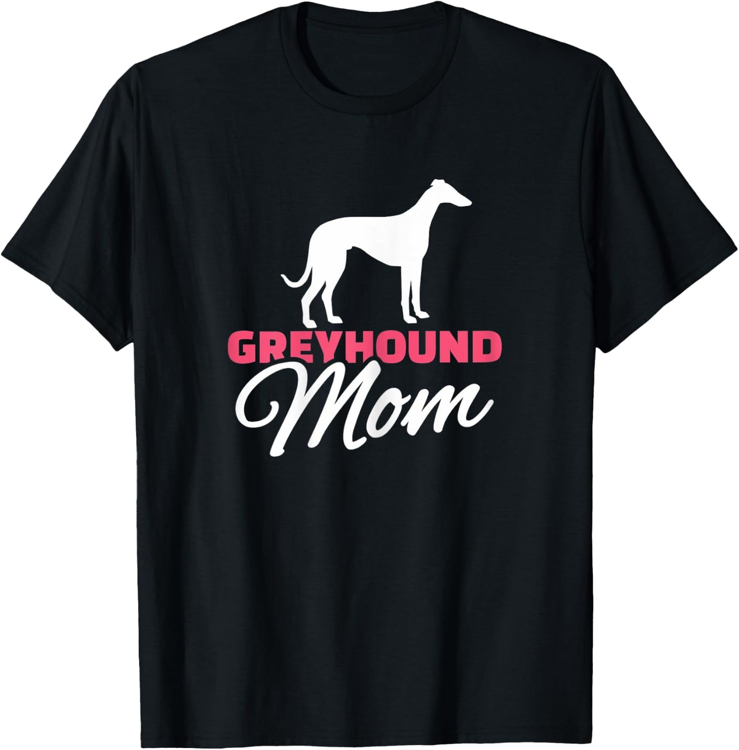 Greyhound Mama T-Shirt - T-Shirt | Black
