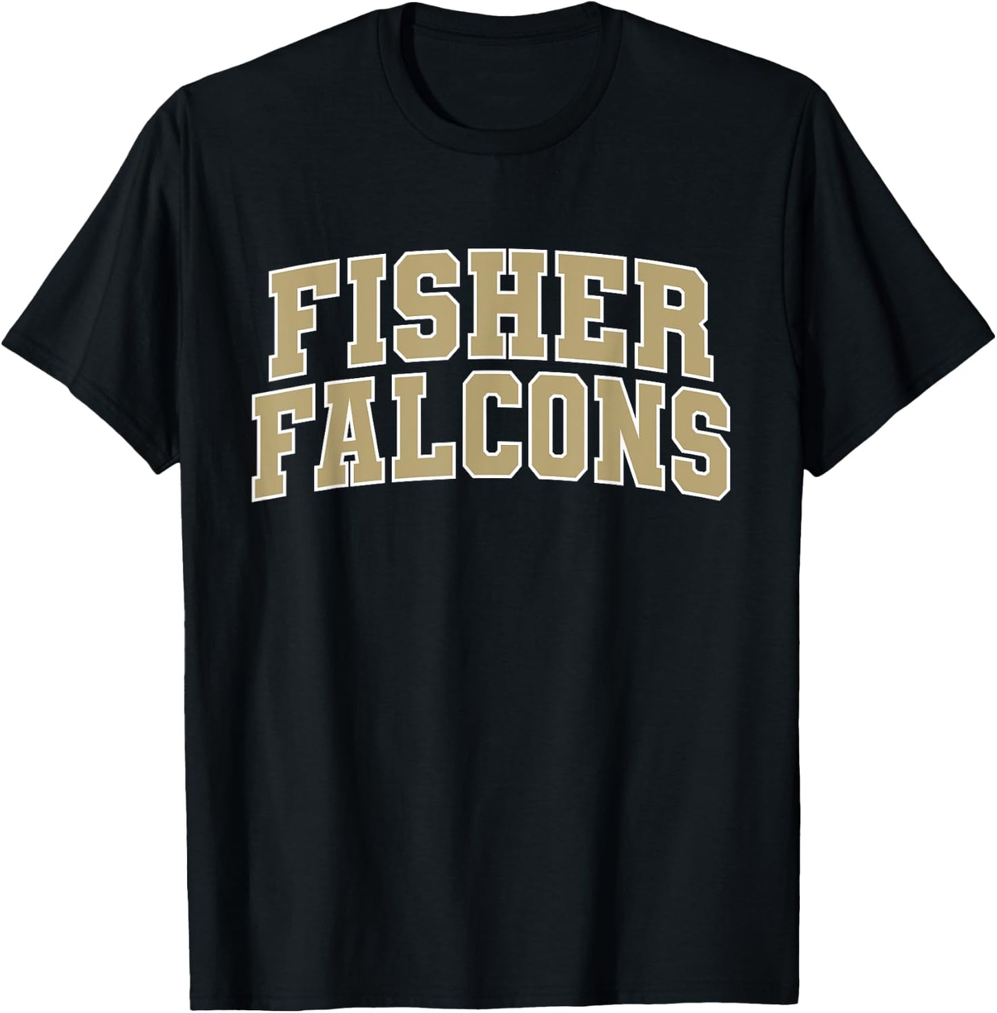 Fisher College Falcons Apparel Sports Fan T-Shirt - T-Shirt | Black