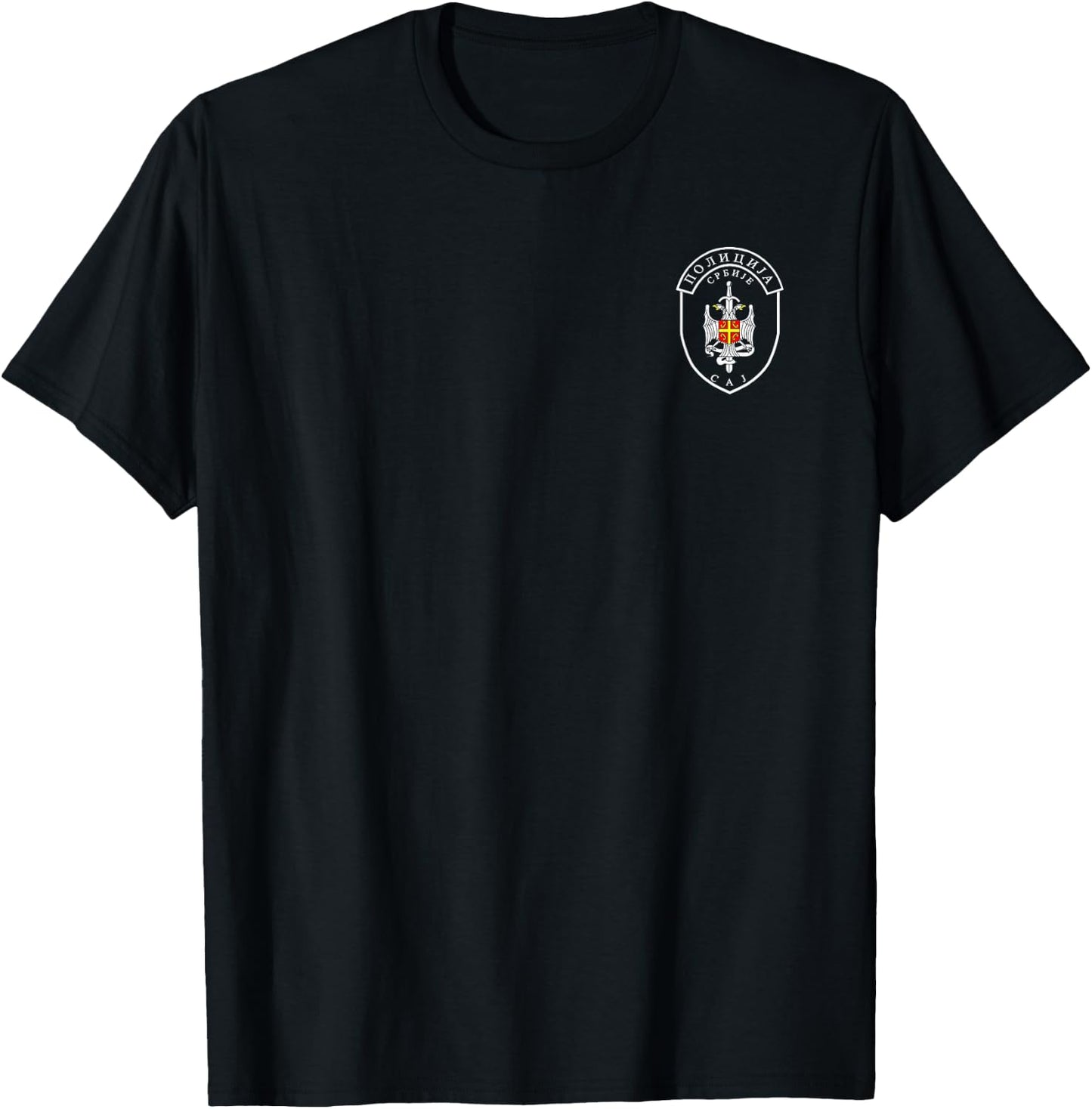 Serbian Police Special Tactical Unit Special Operations CAJ T-Shirt - T-Shirt | Black