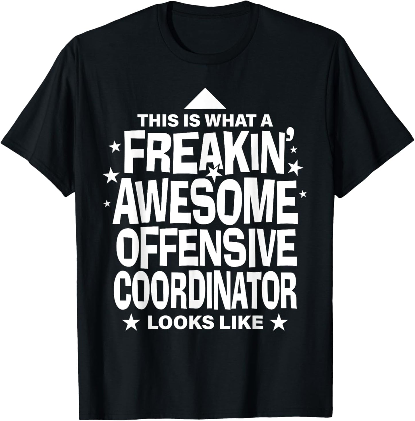 Freakin Awesome Offensive Coordinator Funny Football T-Shirt - T-Shirt | Black