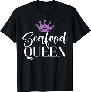 Seafood Queen T-Shirt - T-Shirt | Black