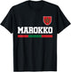 Marokko Geschenk Flagge Morocco Marokkaner Berber Nafri T-Shirt - T-Shirt | Black