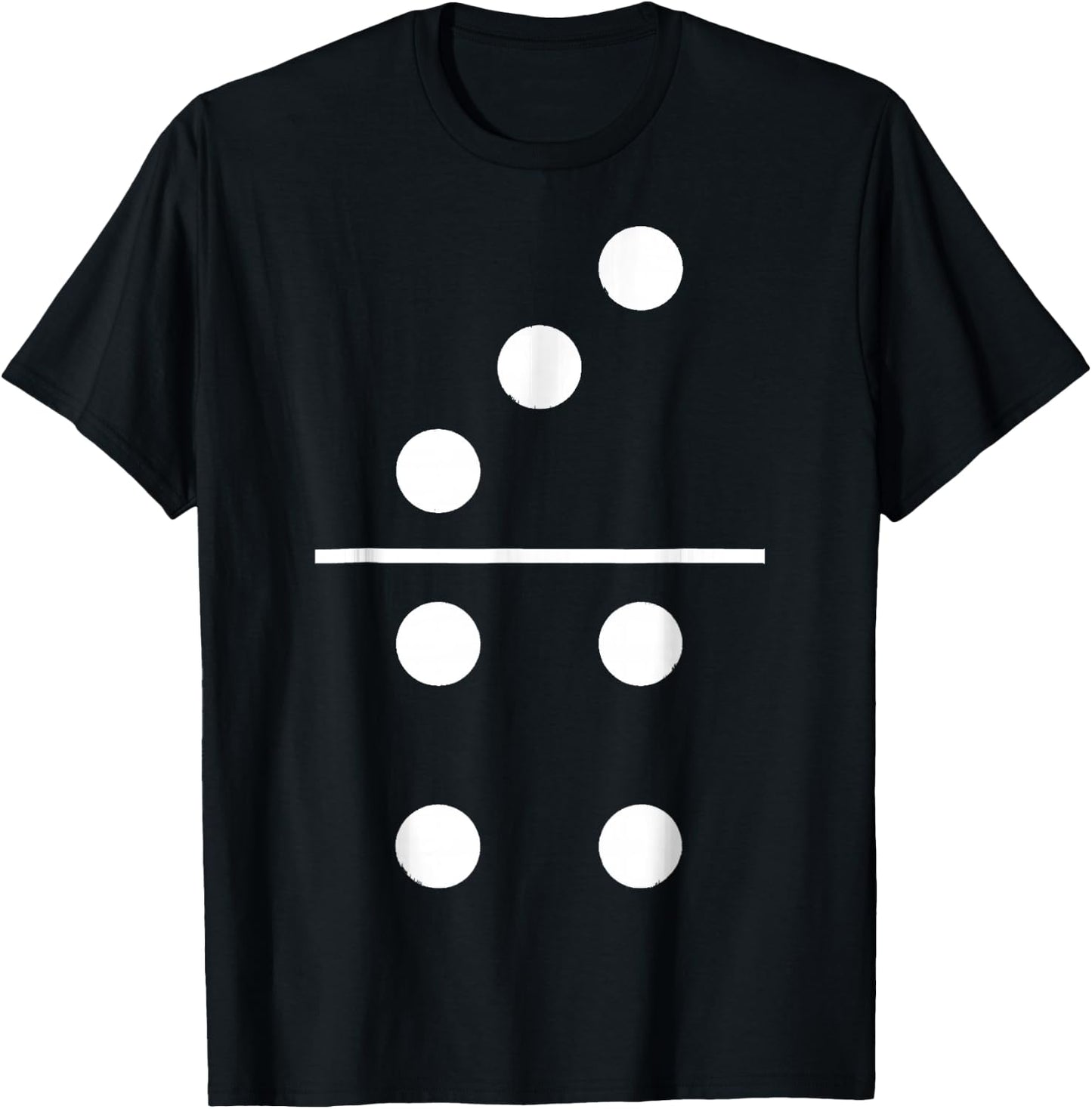 Funny Domino Stone 3 4 Group Costume Carnival Fancy Dress , black T-Shirt - T-Shirt | Black