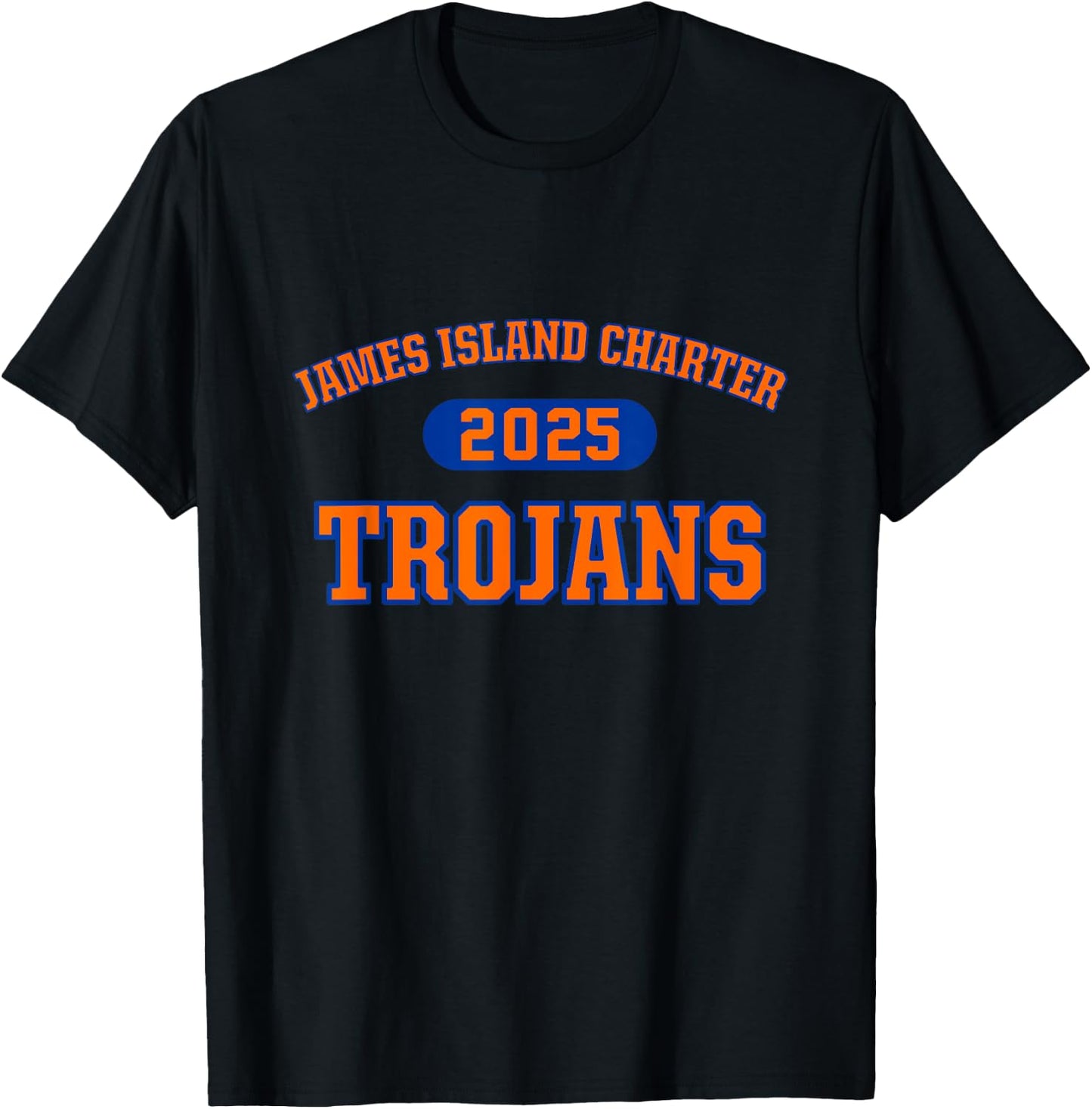 James Island Charter Trojans High School Arch 2025 T-Shirt - T-Shirt | Black