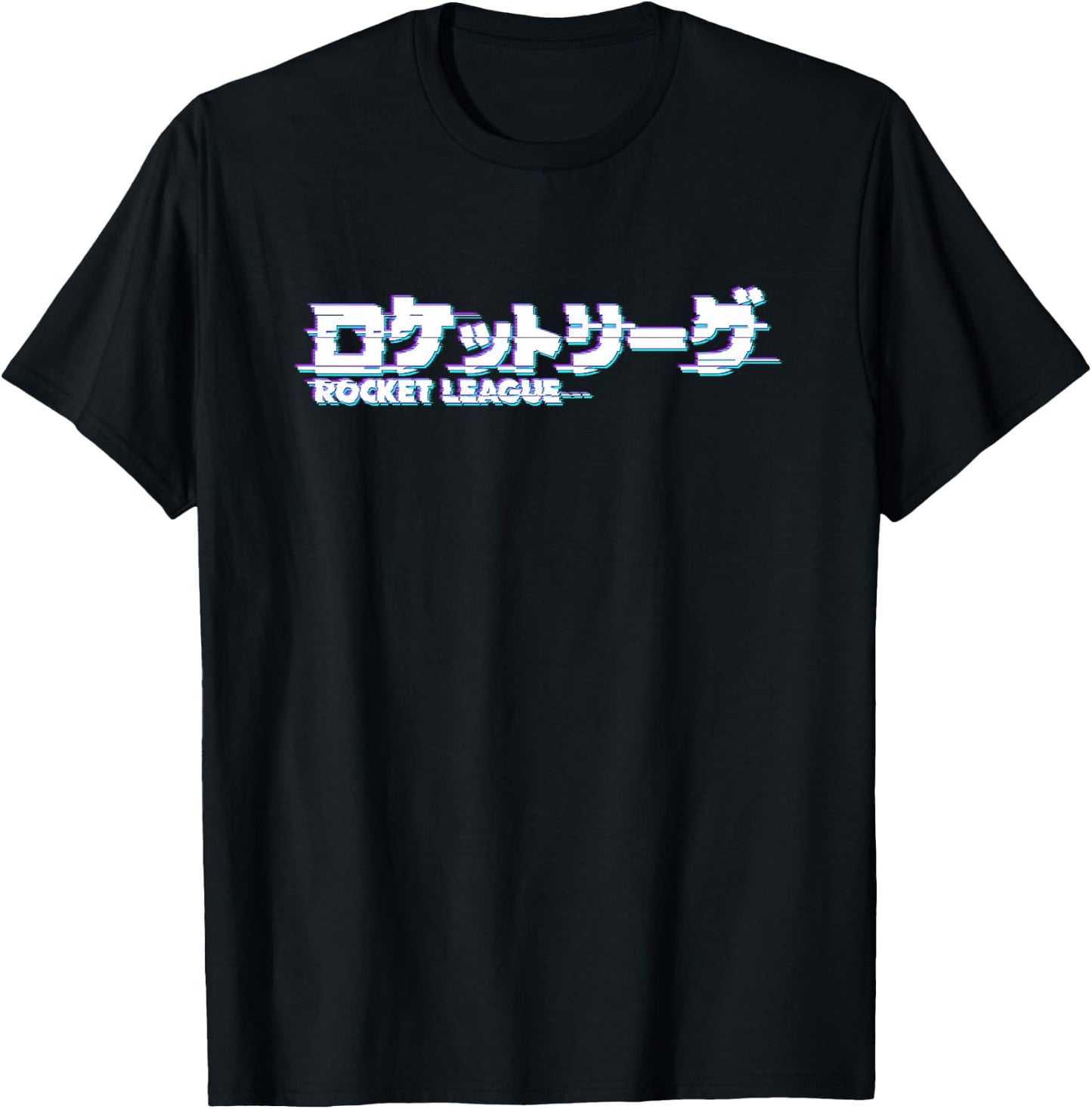 Kids Rocket League Light Tokyo Glitch Logo Kids , Black, 2 T-Shirt - T-Shirt | Black
