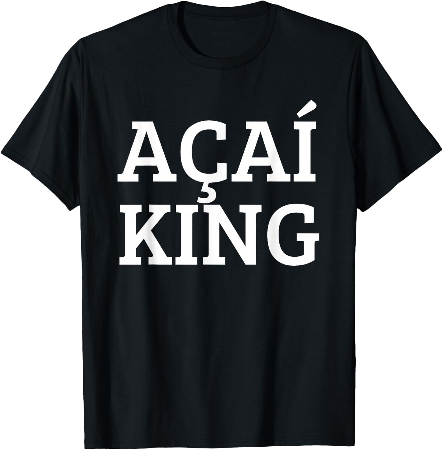 Funny Acai Berry Bowl King Superfood Smoothie Boys T-Shirt - T-Shirt | Black