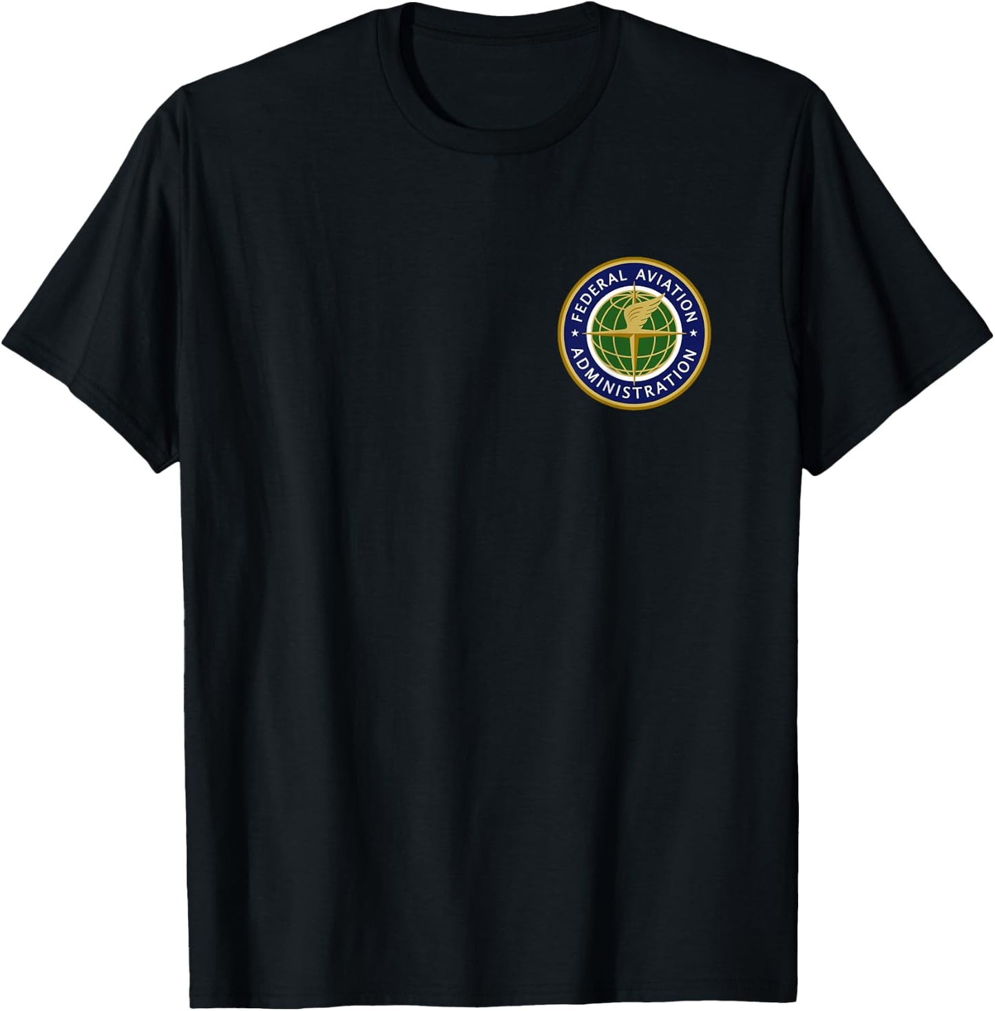 FAA Federal Aviation Administration Logo T-Shirt - T-Shirt | Black