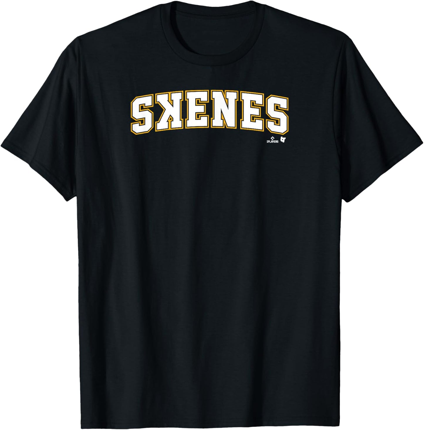 Paul Skenes: Jersey Front & Back #30 - Pittsburgh Baseball T-Shirt - T-Shirt | Black