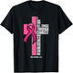 I Can Do All Things Through Christ Breast Cancer Awareness T-Shirt - T-Shirt | Black