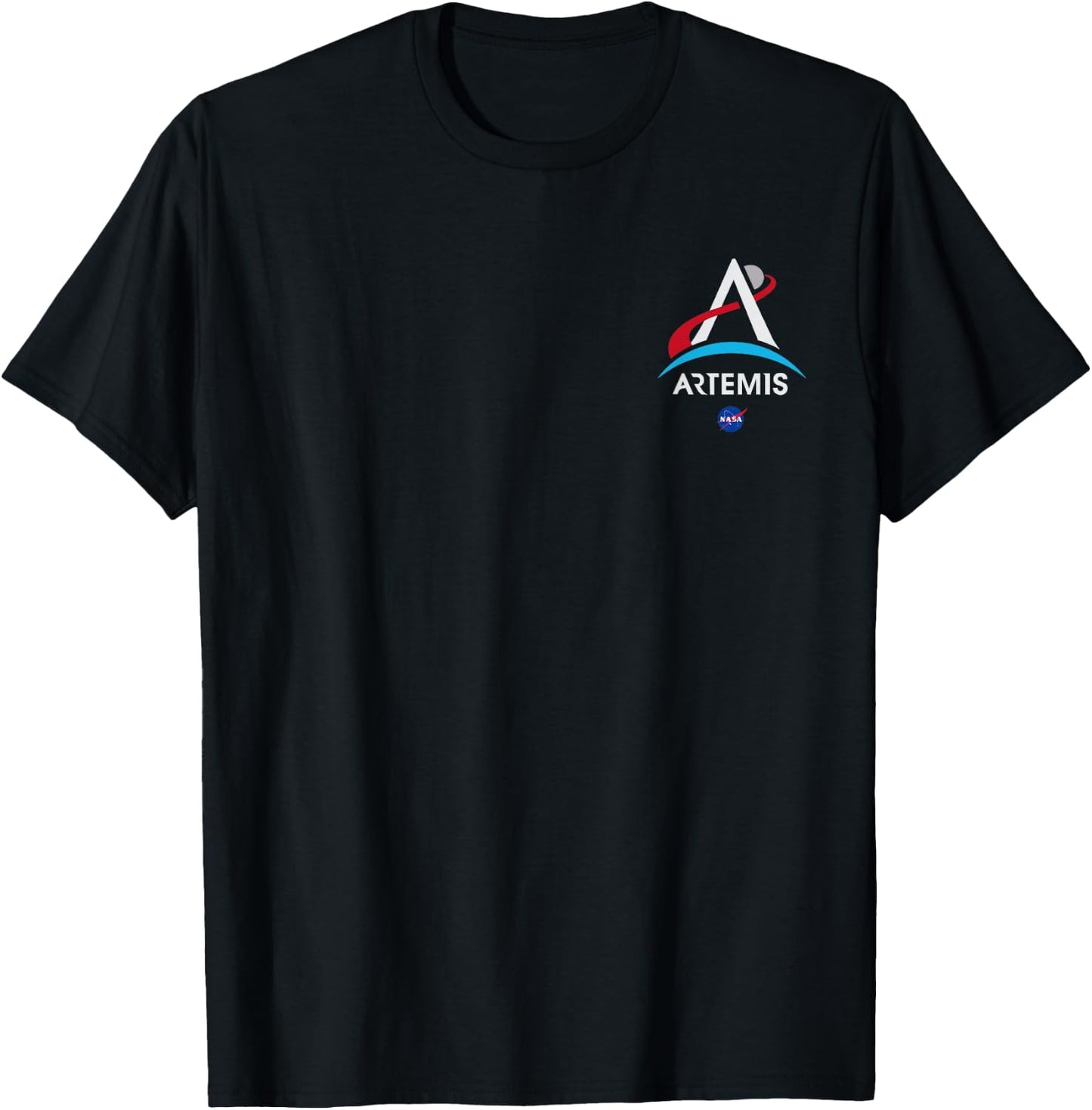 NASA Artemis Mission Logo , Black, S T-Shirt - T-Shirt | Black