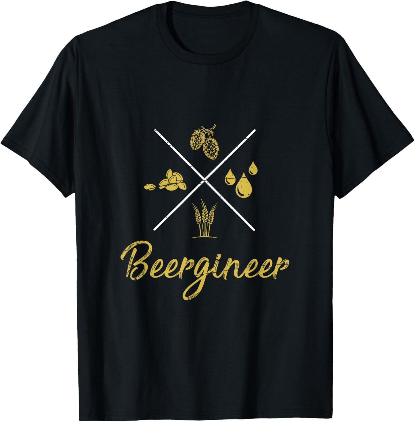Craft beer Brewing Drinking Gift Craft Beer T-Shirt - T-Shirt | Black
