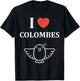Bird Little Dove Cute Humour Love I Love Dove T-Shirt - T-Shirt | Black