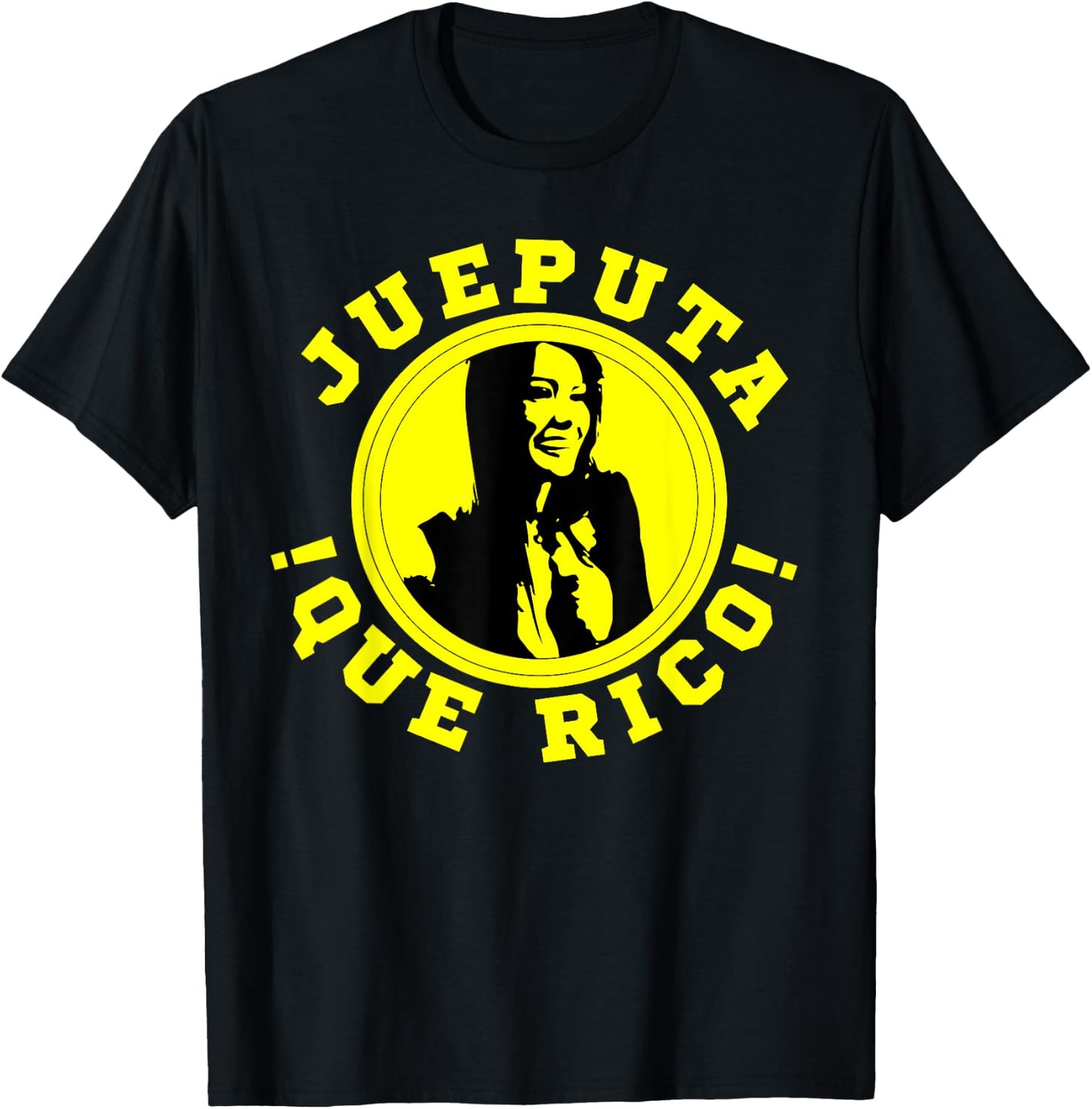 Esperancita From Colombia Jueputa Que Rico Colombian T-Shirt - T-Shirt | Black