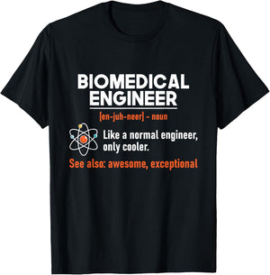 Biomedical Engineer - Biomed Bioengineering Scientist BME T-Shirt - T-Shirt | Black
