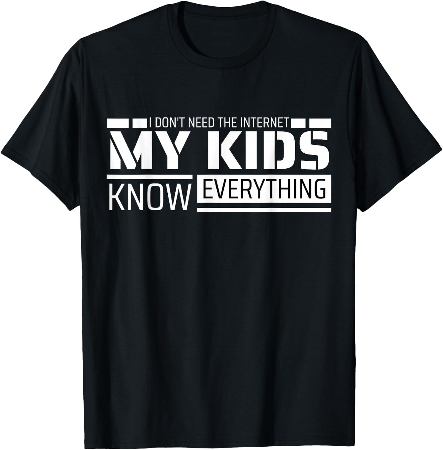 Funny Dad Shirt From Kids Men Funny Fathers Day Dad T-Shirt - T-Shirt | Black
