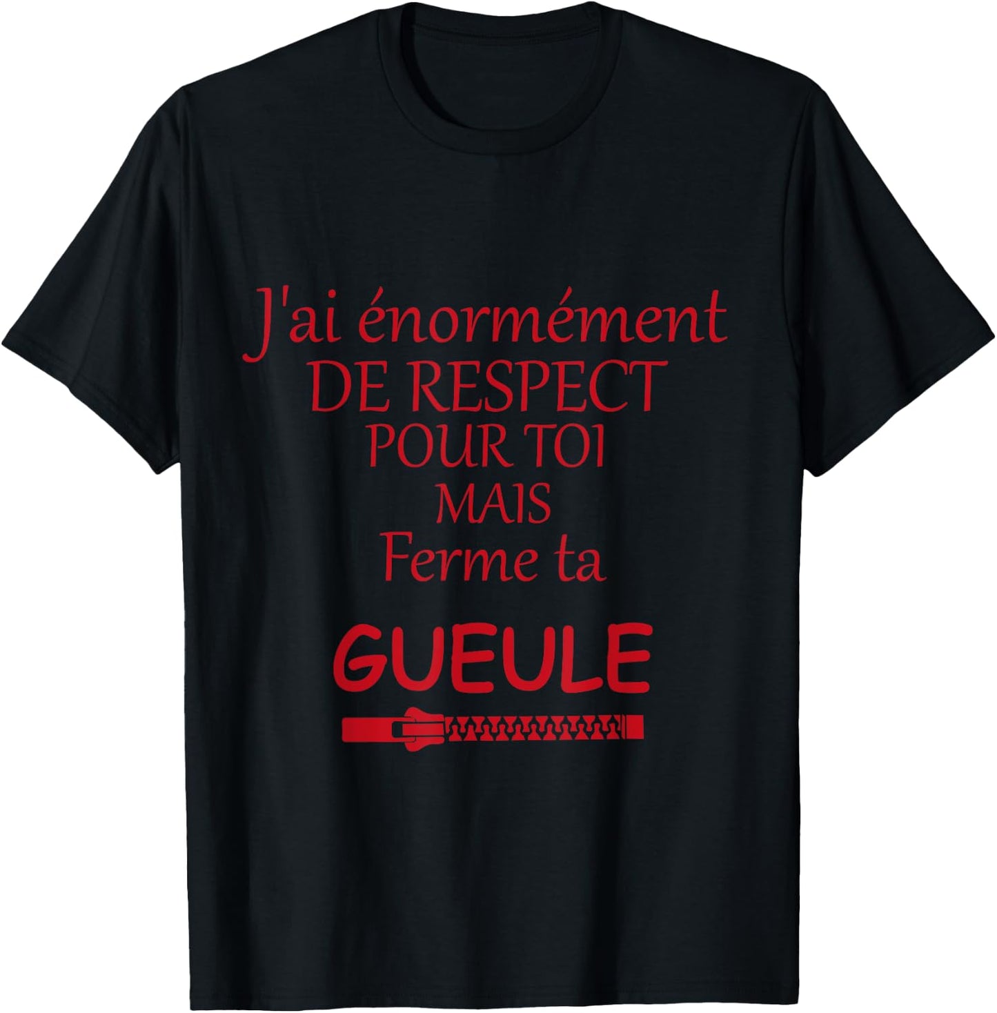 Design Women's Railing Firm Ta gueule Humour Râleur Humour , Black, S T-Shirt - T-Shirt | Black