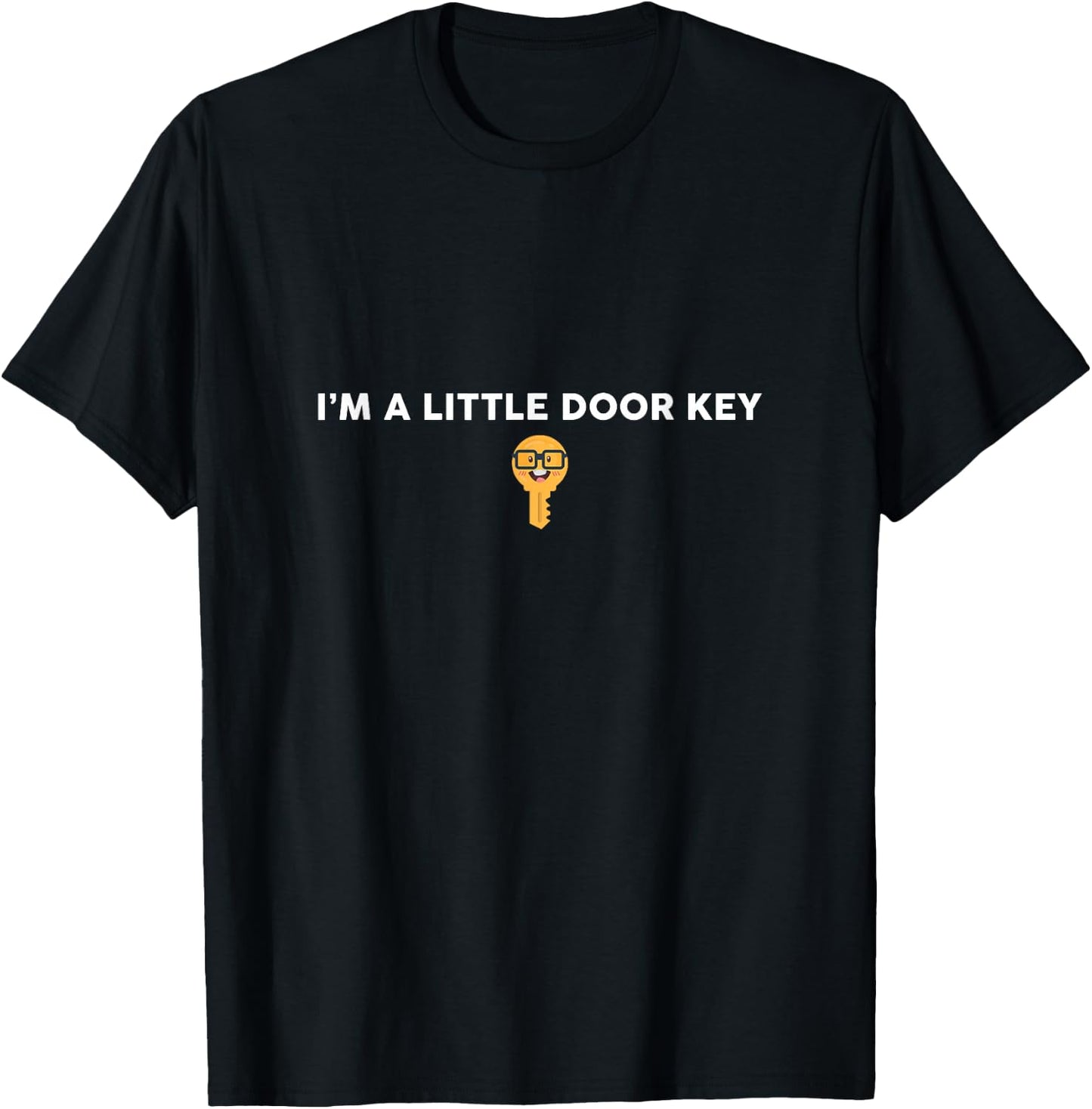 I'm A Little Door-Key Dorky Funny Shirts For Kids Pun T-Shirt - T-Shirt | Black