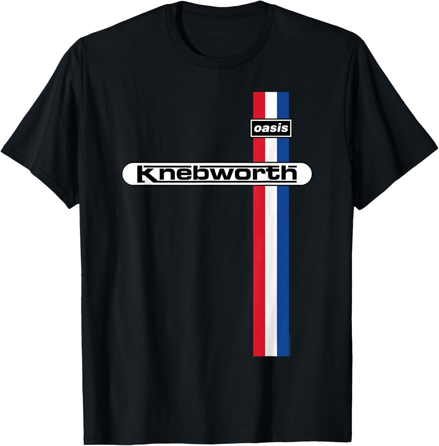 Oasis Knebworth in Navy T-Shirt - T-Shirt | Black