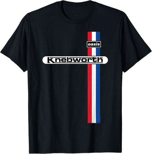 Oasis Knebworth in Navy T-Shirt - T-Shirt | Black