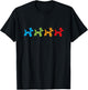Multi Colored Balloon Animal Design for Balloon Artist T-Shirt - T-Shirt | Black