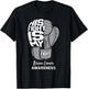 His Fight is My Fight Brain Cancer Awareness Month Support T-Shirt - T-Shirt | Black