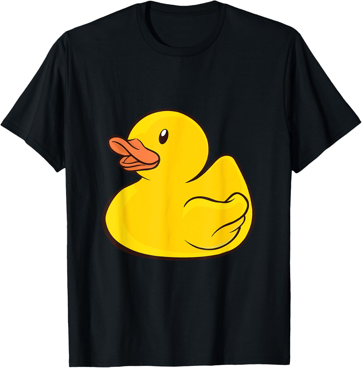 Cute Rubber Duckie Duck Rubber Duck T-Shirt - T-Shirt | Black