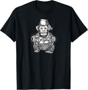 Vintage Evil Monkey Toy T-Shirt - T-Shirt | Black