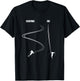 Skier schnell die Piste runter - Funny Saying , black T-Shirt - T-Shirt | Black
