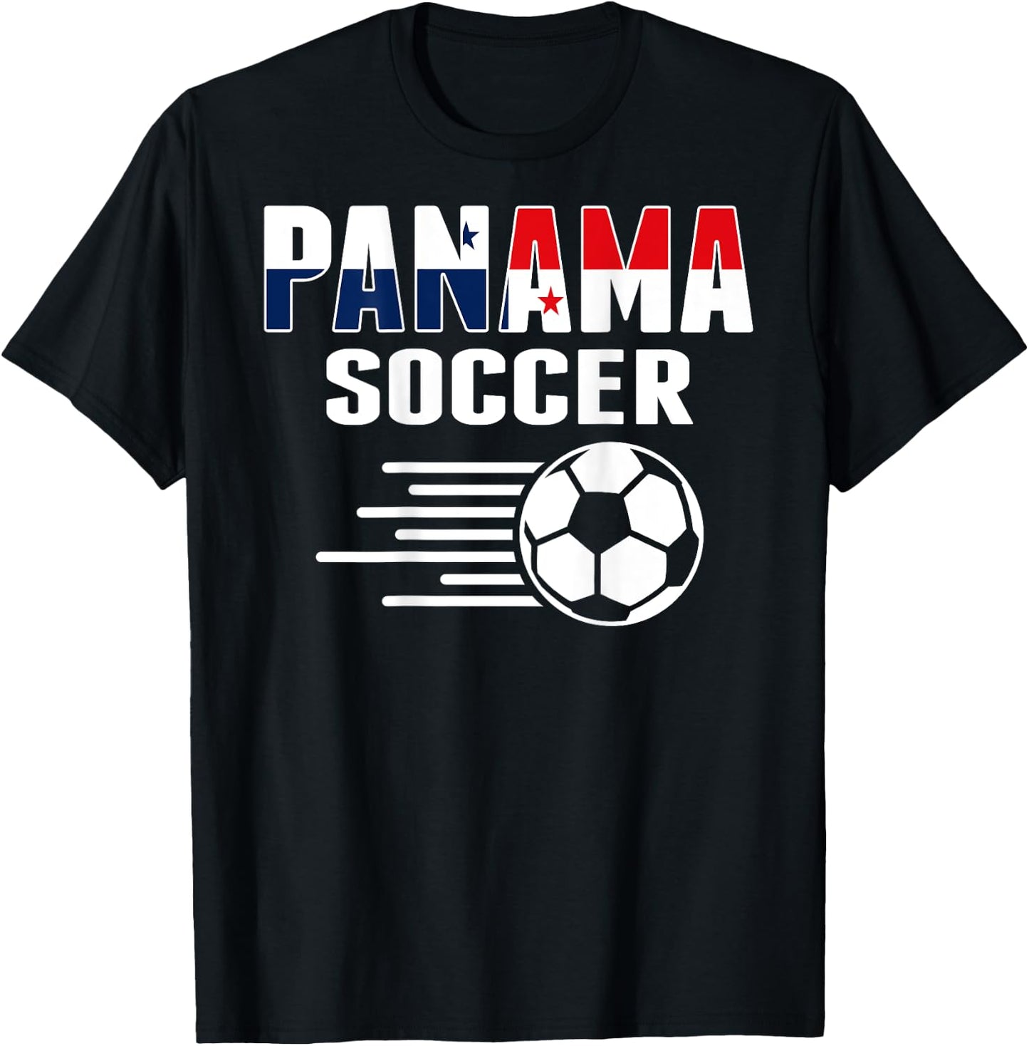 Proud Panama Soccer Fans Jersey - Panamanian Football Lovers T-Shirt - T-Shirt | Black