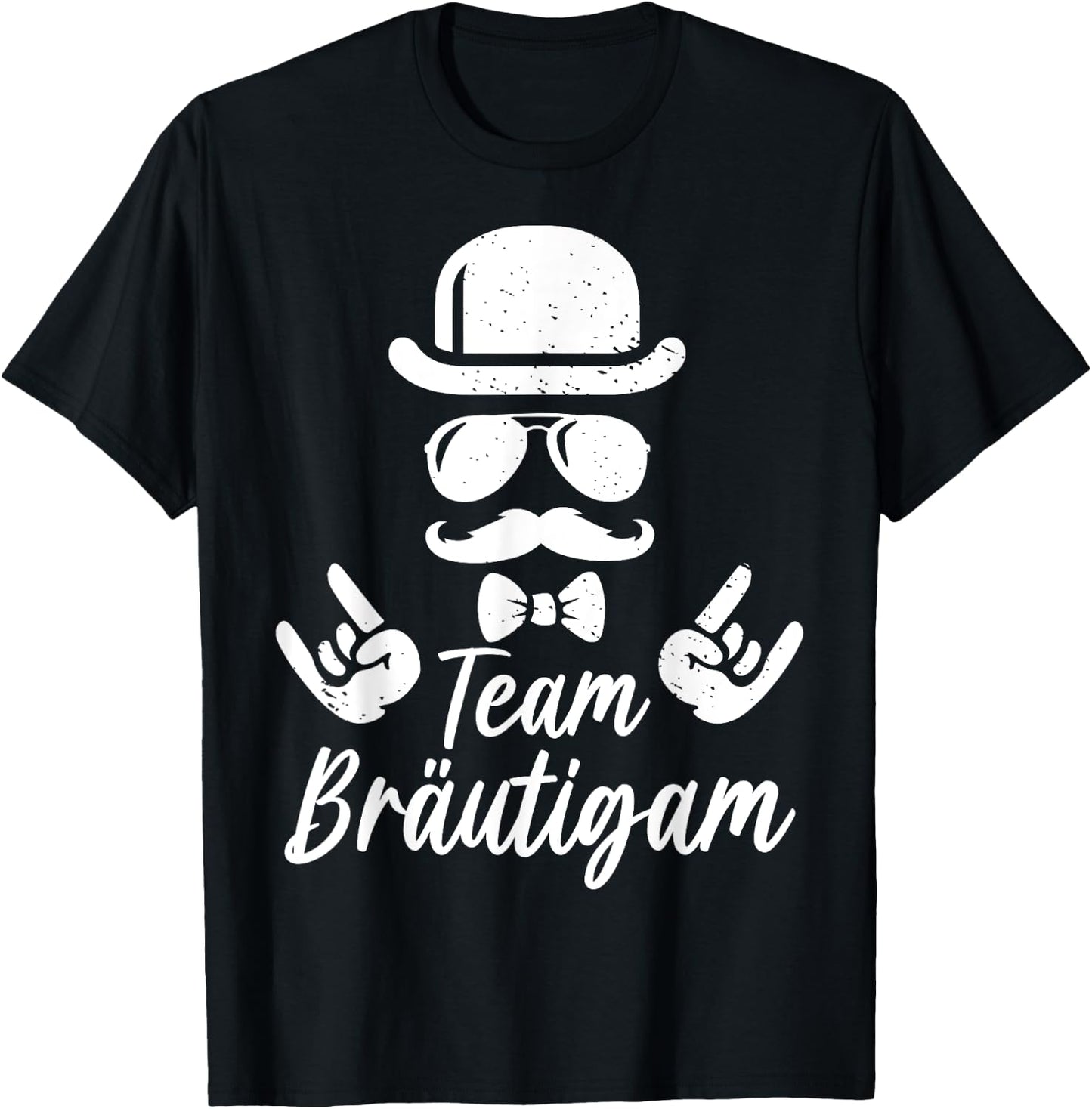 JGA Männer Polterabend Poltern Junggesellenabschied T-Shirt - T-Shirt | Black