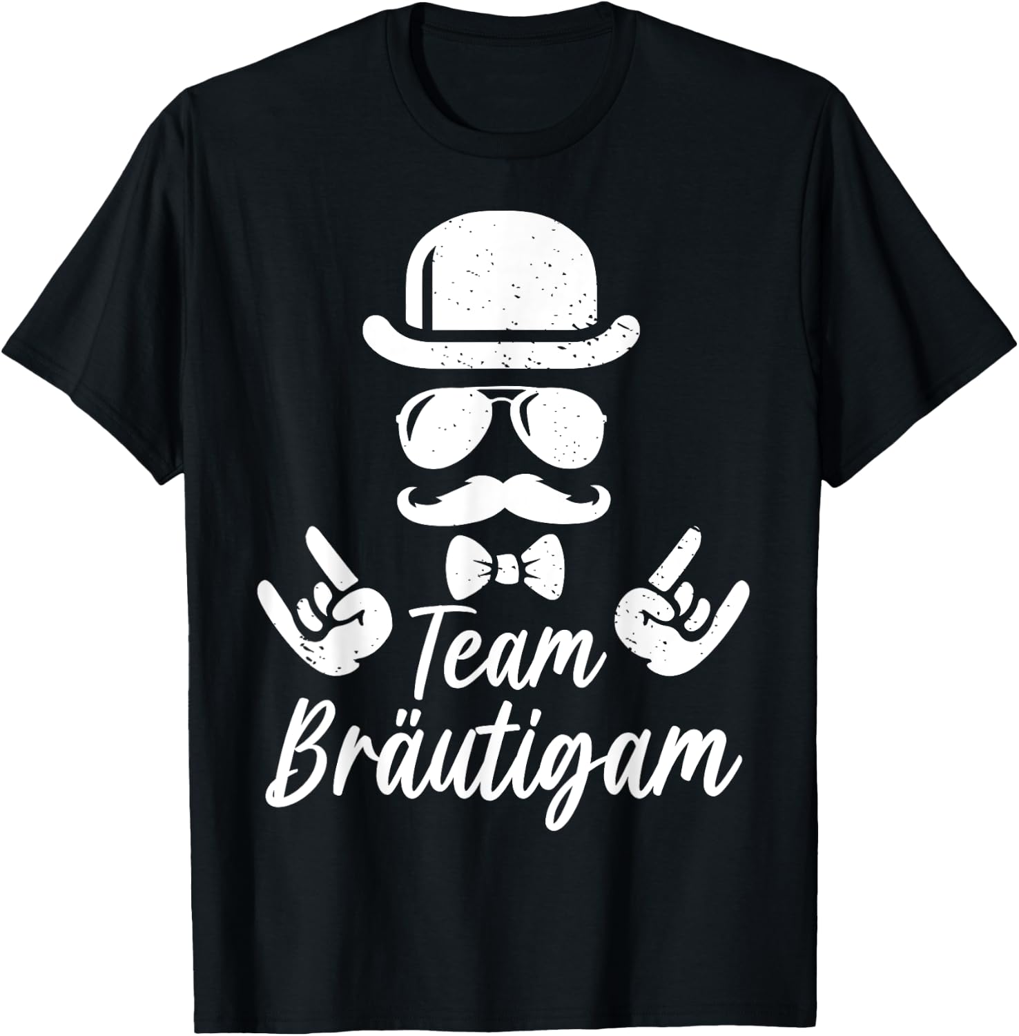 JGA Männer Polterabend Poltern Junggesellenabschied T-Shirt - T-Shirt | Black