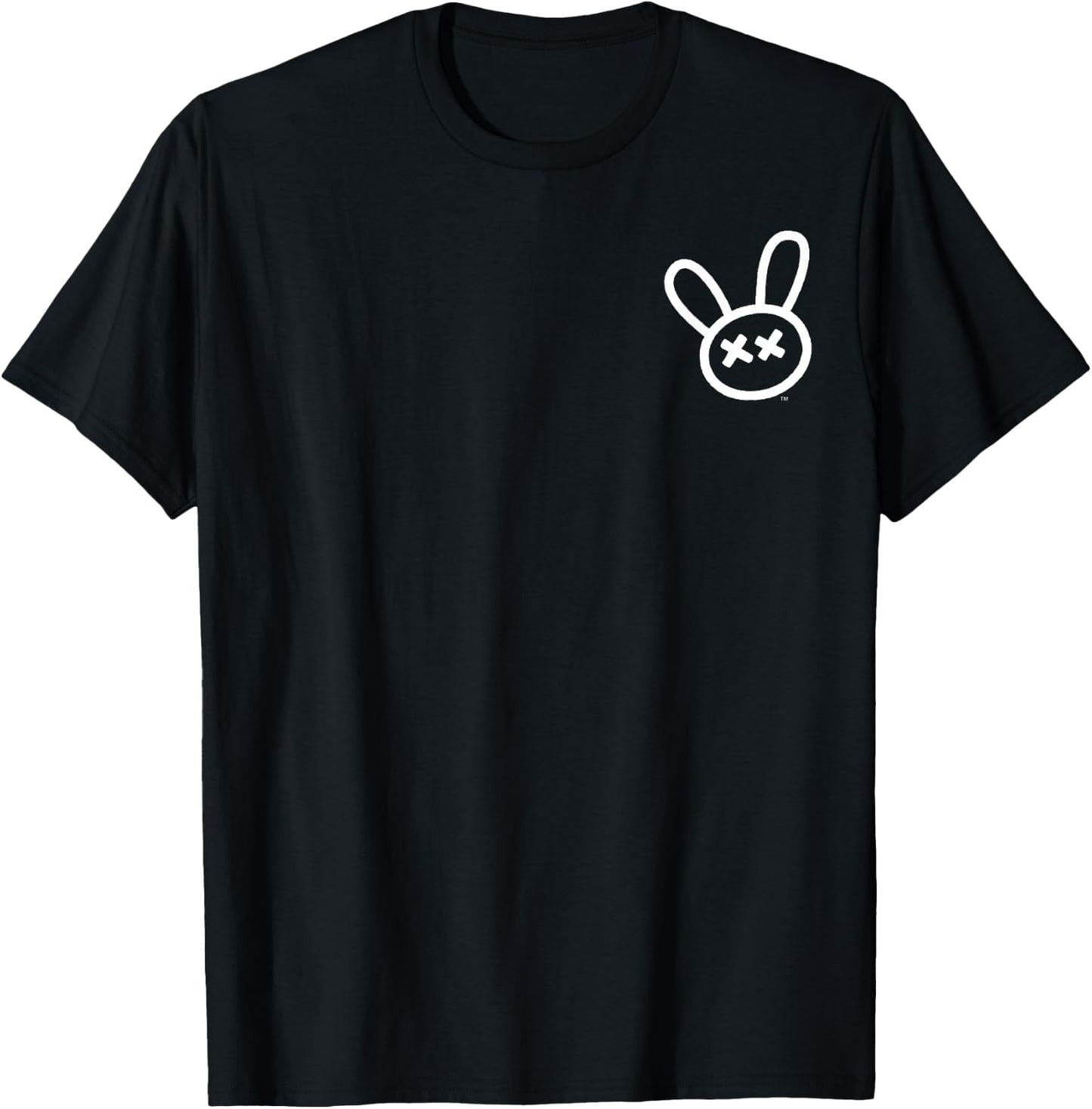 My Pet Hooligan Bunny Face Logo Pocket Icon T-Shirt - T-Shirt | Black