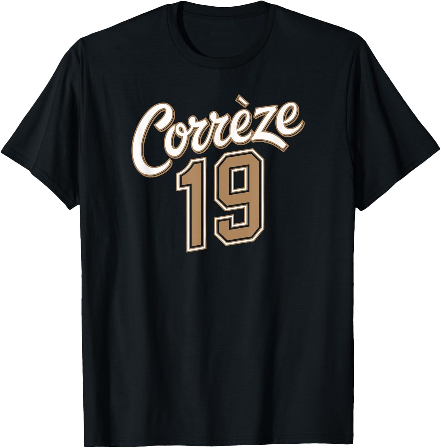Corrèze 19 , Black, S T-Shirt - T-Shirt | Black