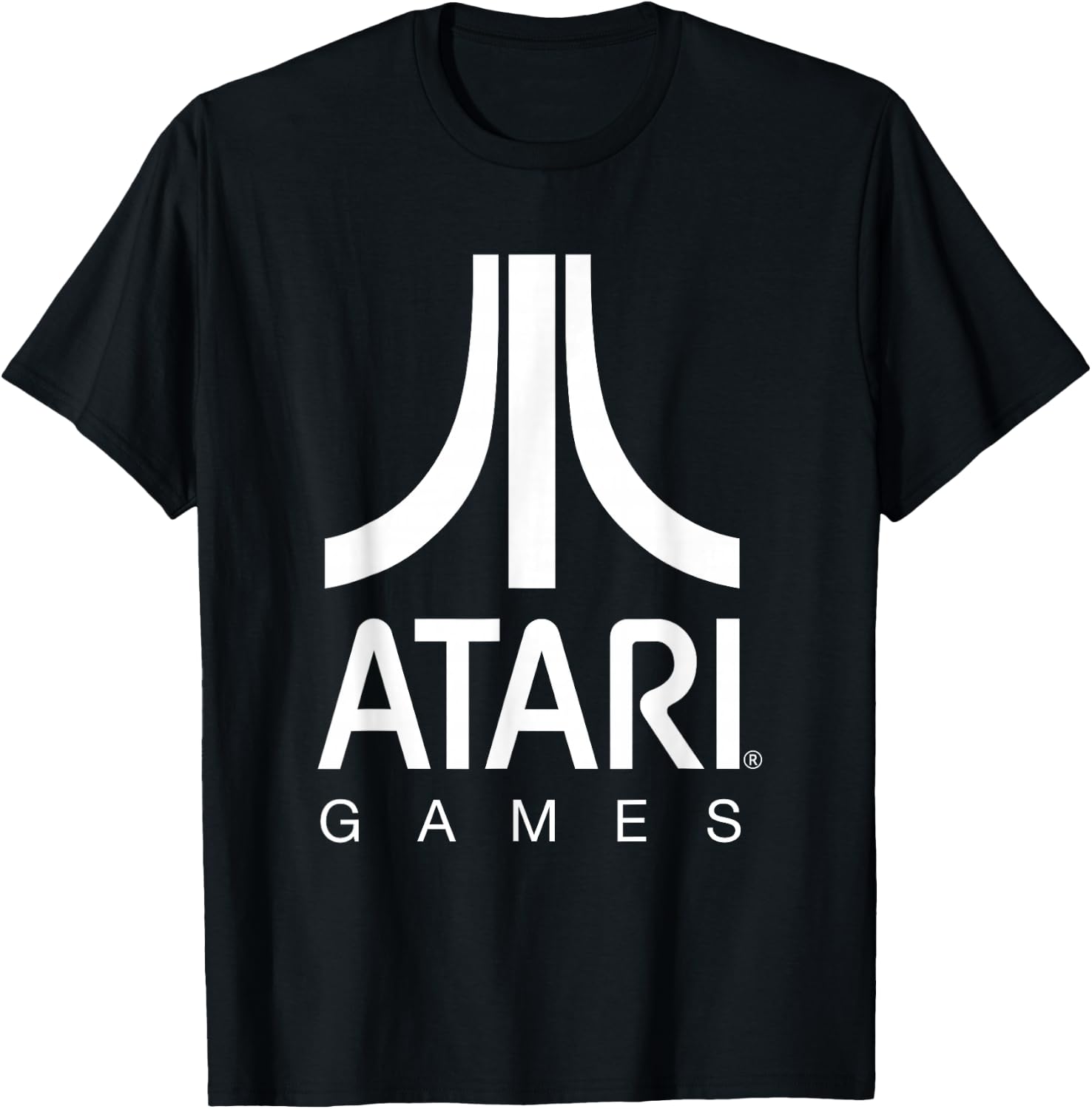 Atari Schwarz Adult Retro-Klassisch Kurzarm S T-Shirt - T-Shirt | Black
