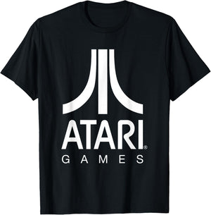 Atari Schwarz Adult Retro-Klassisch Kurzarm S T-Shirt - T-Shirt | Black