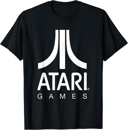 Atari Schwarz Adult Retro-Klassisch Kurzarm S T-Shirt - T-Shirt | Black