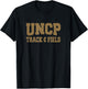 UNCP Track & Field Braves Apparel Sports Fan T-Shirt - T-Shirt | Black