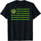 Hop Flag Shirt - Beer Lovers Shirt - Craft Beer Enthusiast T-Shirt - T-Shirt | Black