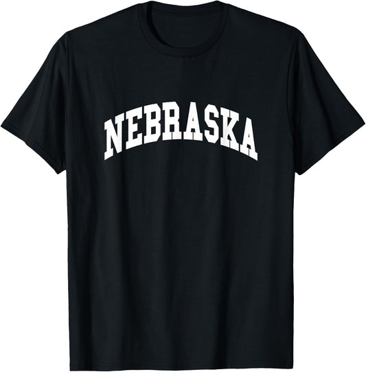 NEBRASKA - Throwback Design - Classic T-Shirt - T-Shirt | Black